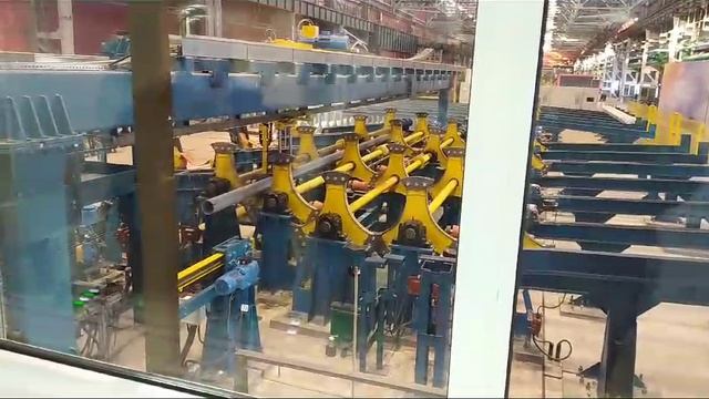 Маркировка нержавеющий трубы в линии