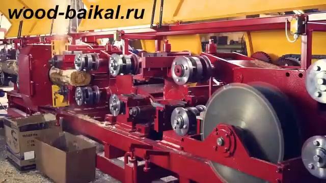 Оцилиндровочно пильный комплекс для получения строительного бруса. мод.692
