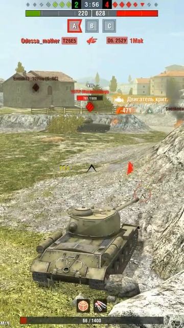 Советская броня в действии World of Tanks Blitz #Shorts