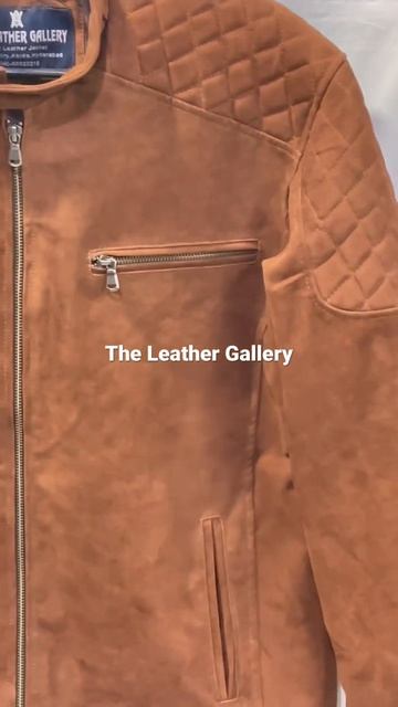 Suede Leather jacket || #brown || #jacket #wholesale #theleathergallery #short