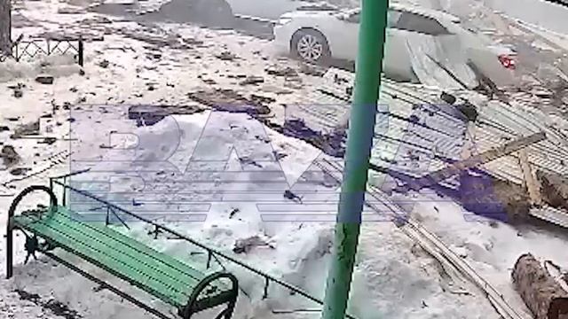Видео двойного везения женщины после взрыва газа в доме г.Тобольске