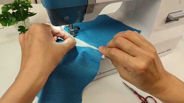 CHAYKA SewLux 200. Вшивание молнии