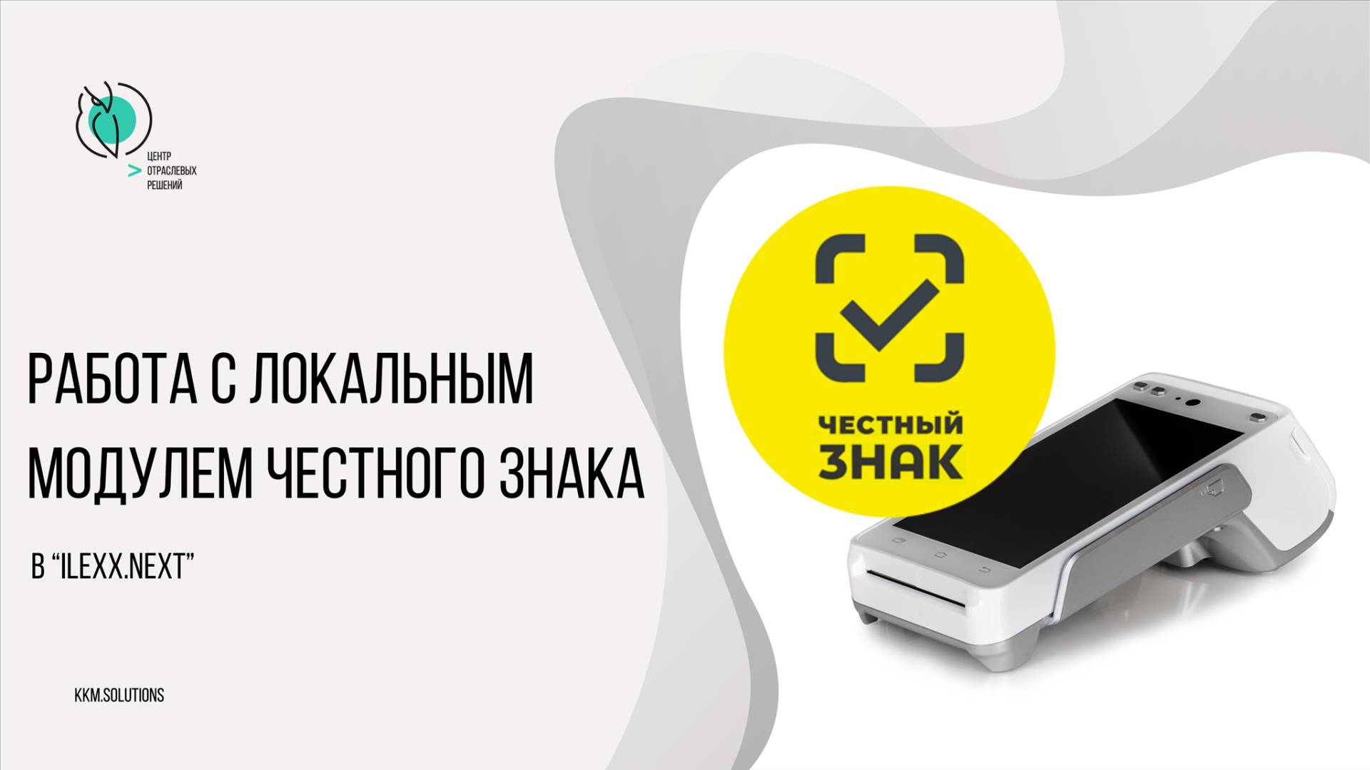 Работа с локальным модулем Честного знака (ЛМЧЗ) в ilexx.next