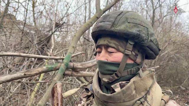 Российский штурмовик с позывным «Бурят»