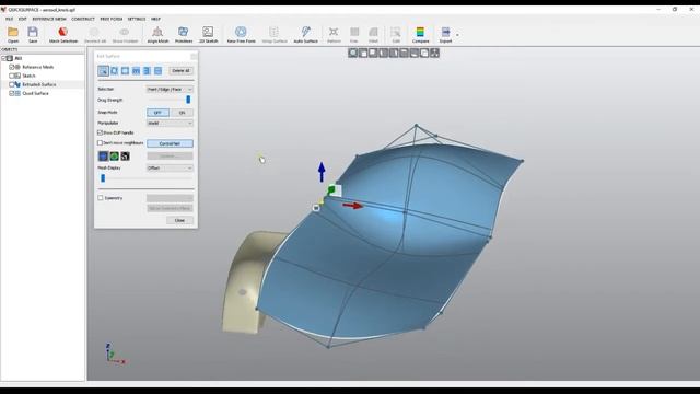 QS Tutorials_ Free Form Basics - How to do Reverse Engineering with QUICKSURFACE