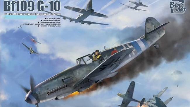 Распаковка Border Model 1/35 BF-013 Messerschmitt Bf 109 G-10 w WGr21