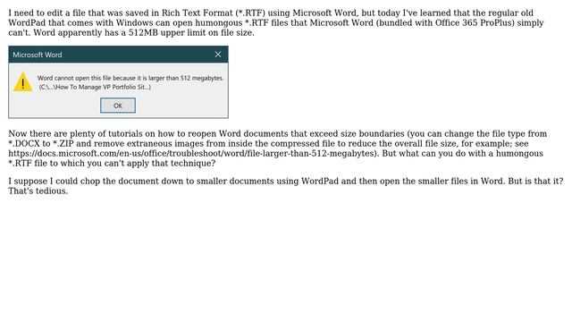 Best Technique To Edit Large RTF File in Microsoft Word (2 Solutions!!)