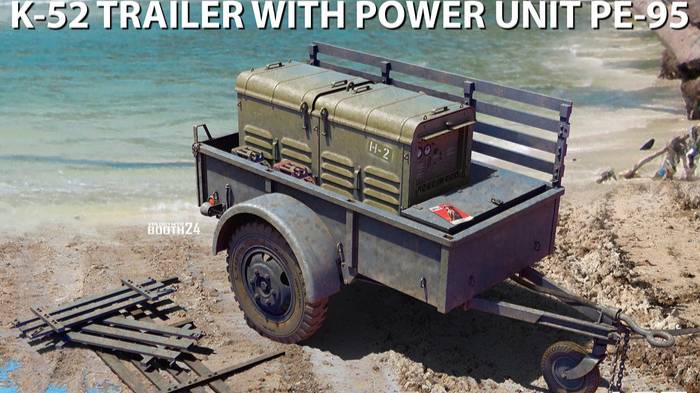 Распаковка MiniArt 1/35 35426 & 35455 K-52 Trailer w Power Unit PE-95, U.S. Radio Set SCR-299