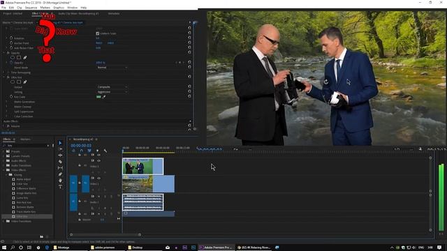 The Easiest Way To Chroma Key Using Adobe Premiere Pro CC 2019