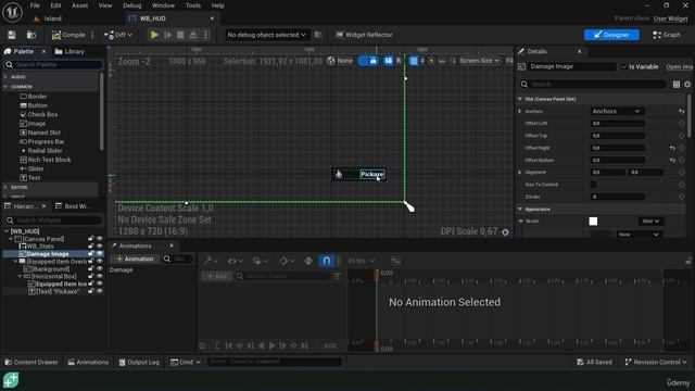 33 - Equipped Item Widget
