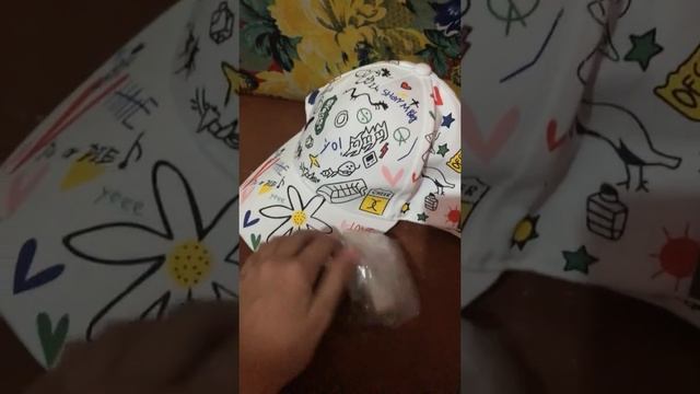 PEACEMINUSONE DOODLE CAP BY GDRAGON FROM SHOPPEE PHILIPINES