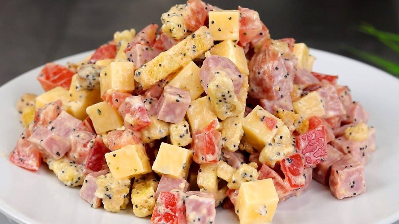 Любимый салат Всех мужчин, который мы съедаем за Секунду! На столе не остается! Уж очень вкусный