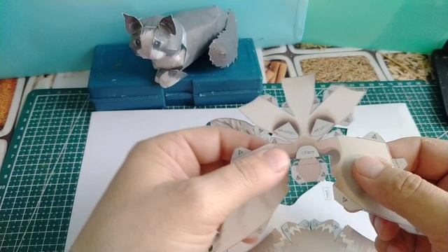 КоТяТа из бумаги своими руками.