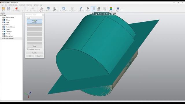 QS Tutorials_ Trimming - How to do Reverse Engineering with QUICKSURFACE