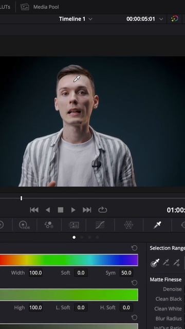 Крашу видел в Davinci Resolve 17