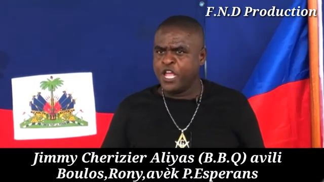 Jimmy Cherizier aliyas(B.B.Q)bon sou yo sèt fwasi.Telke Boulos, Rony,avèk P.Esperans