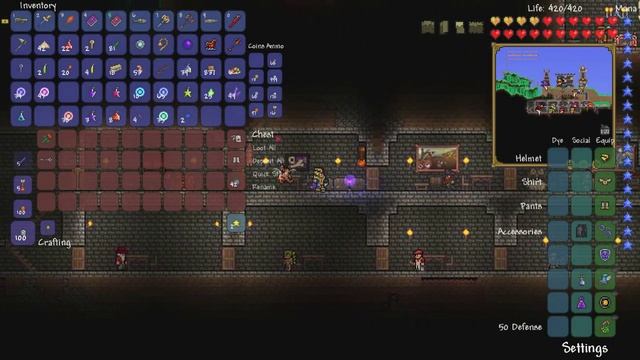 Убиваем Скелетрона Прайм Terraria 1.2.4.1 #25