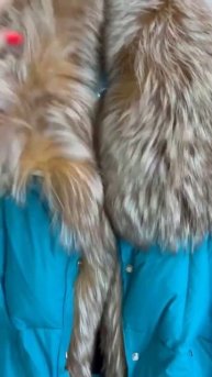 Пуховчки😍 с натуральным мехом Лисички🦊