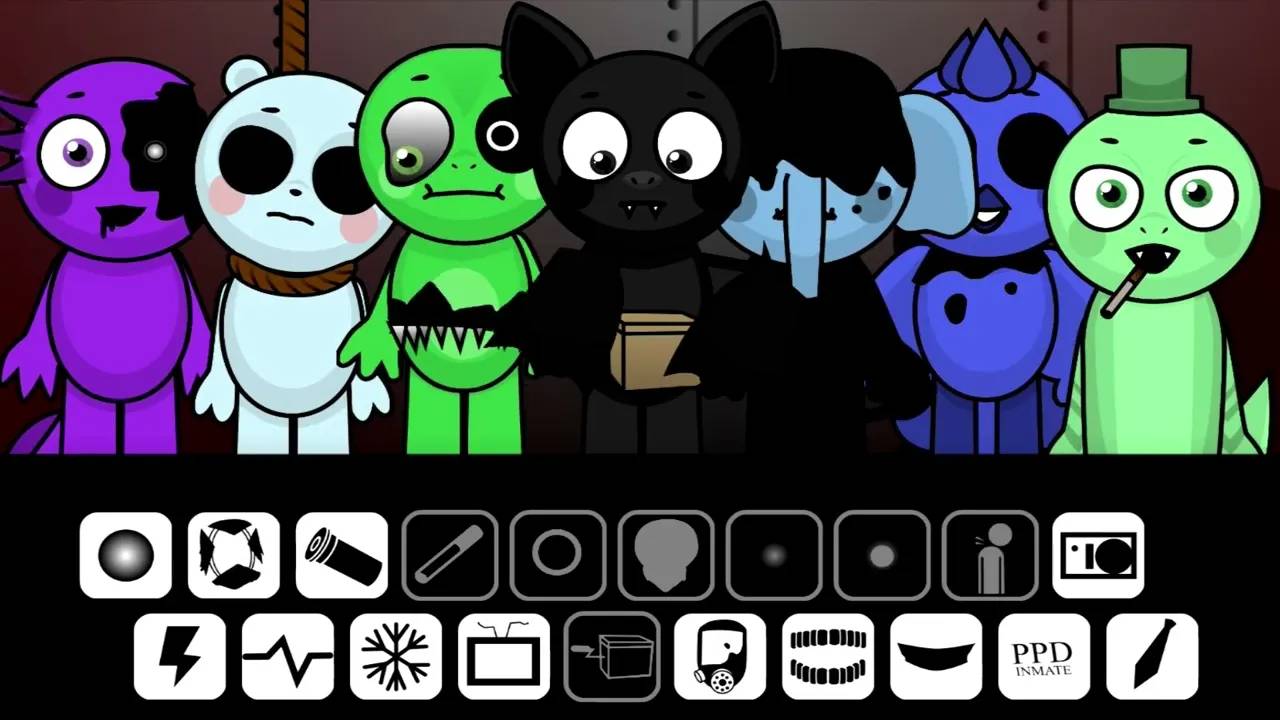 Incredibox Sprunki: Заражение Брудом Обычная версия против версии ужасов