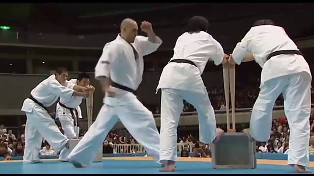 Artur Hovhannisyan Tameshiwari Kyokushin Karate Левый Лоу-кик