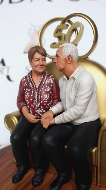 Фигурка «Пара – 50 лет вместе» 🎁✨ Лучший подарок на юбилей