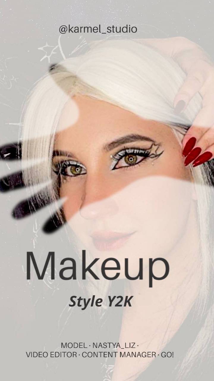 Makeup style Y2K