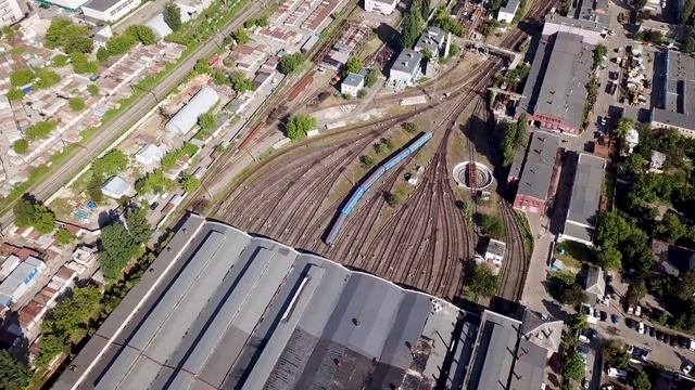 Электродепо Дарница. Как паркуется поезд метро.