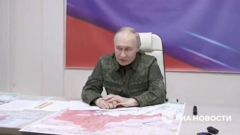 Владимир Путин в Курской области 12.03.25 полное