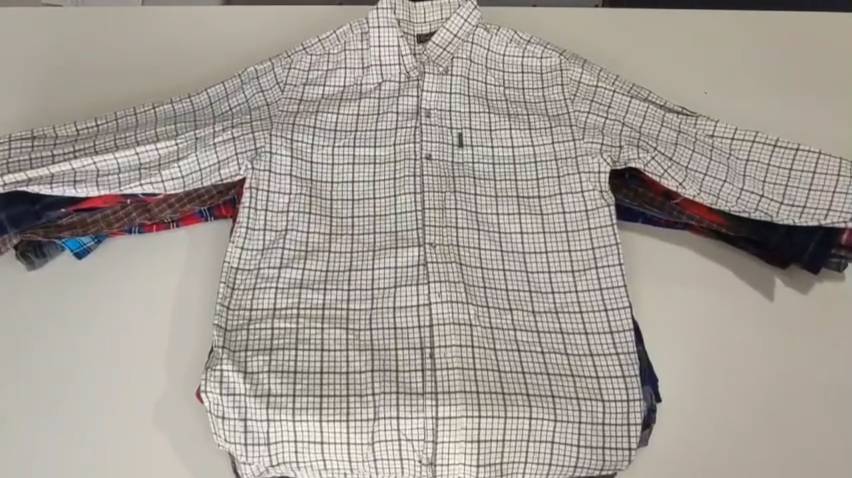 Лот 2368 Рубашки фланелевые мужские Германия Экстра цена 990р_кг вес 9,1кг 22ед