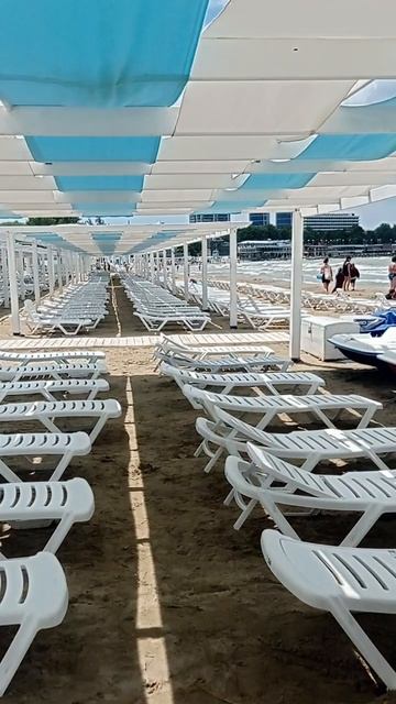 #Анапа2023, Аномалия пустой пляж в обед в самый разгар