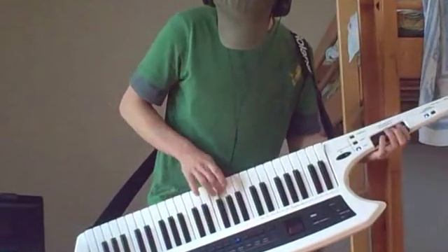 Соло на синтезаторе Roland ax synth / Little Wing