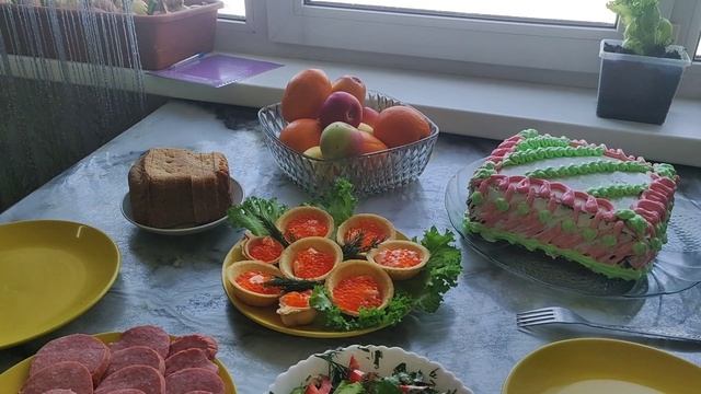 Обед к 8 Марта от мужа.