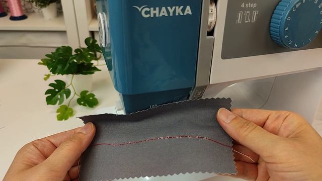 CHAYKA SewLux 200. Натяжение верхней нити