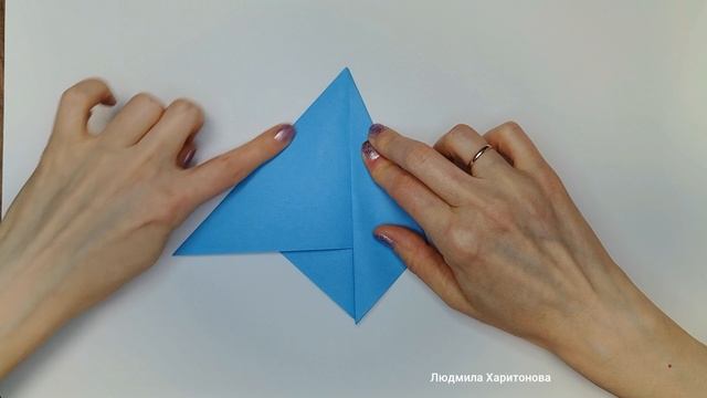 Оригами Ракета ко Дню космонавтики. 1 способ