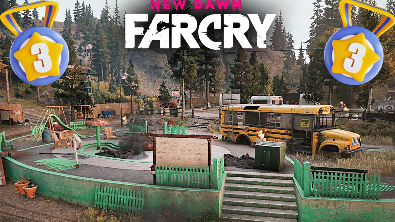 ТРЕЙЛЕРНЫЙ ГОРОДОК АВАНПОСТ ТРЕТЬЕГО УРОВНЯ В ФАР КРАЙ|ПРОХОЖДЕНИЕ FAR CRY NEW DAWN БЕЗ КОММЕНТАРИЕВ