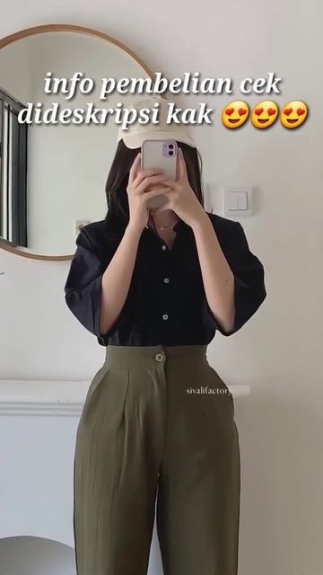 Shopee Haul Celana Kulot Linen Highwaist 2249 - Cullote Pants Celana Kulot Wanita #shorts