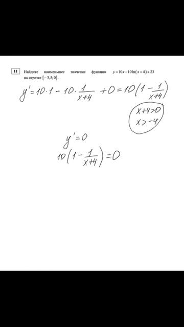 Решаем задание на производные из #егэпоматематикепрофильныйуровень