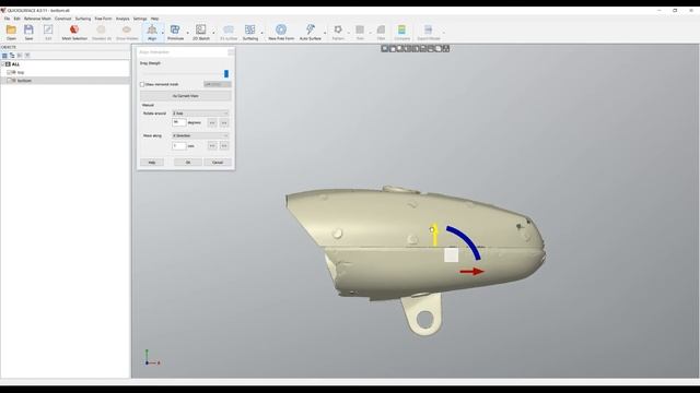 QS Tutorials_ Working with multiple meshes - QUICKSURFACE 2022