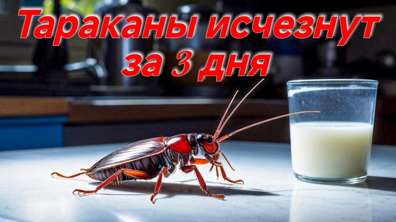 ОТЛИЧНОЕ СРЕДСТВО ОТ ТАРАКАНОВ. ЗА 3 ДНЯ. КАК УНИЧТОЖИТЬ ТАРАКАНОВ? НАРОДНОЕ СРЕДСТВО. УНИЧТОЖЕНИЕ.