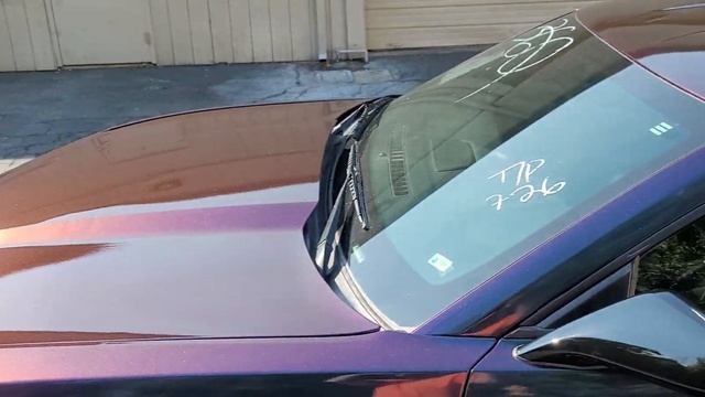 SS Camaro wrapped in 3m Deep space colorflip chameleon