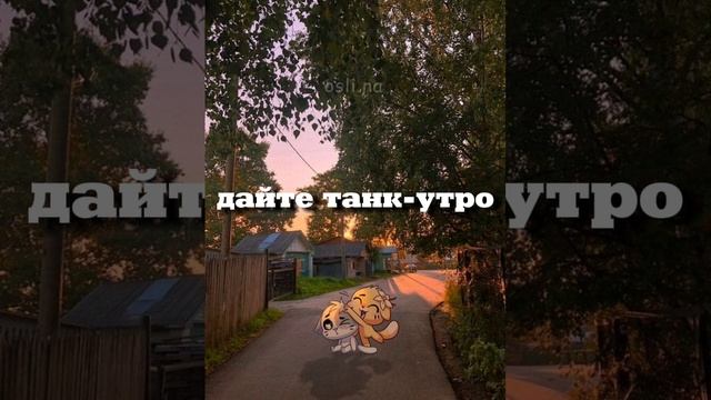 дайте танк! -утро 
(speed up)