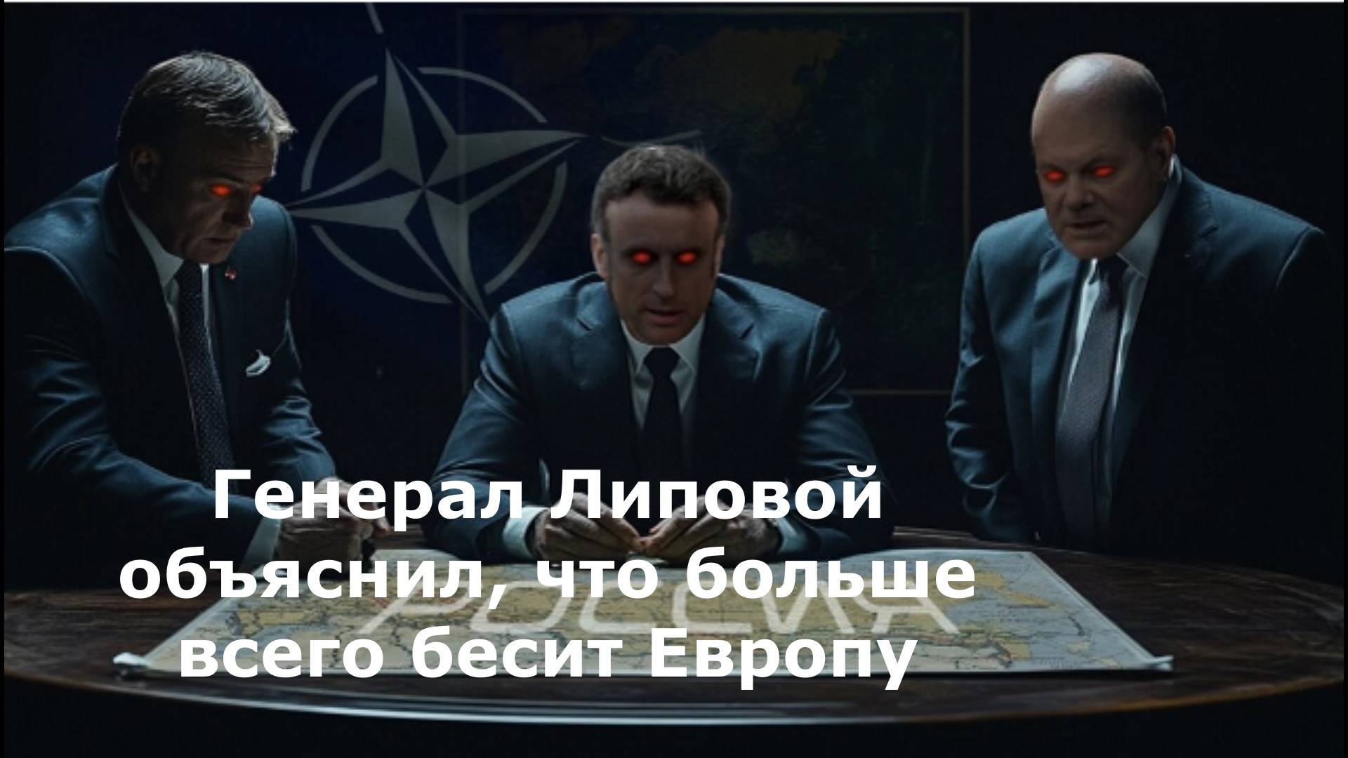 Генерал Липовой объяснил, что больше всего бесит Европу