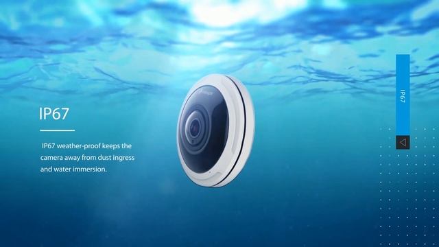 Milesight 360° Panoramic H.265+ Fisheye Network Camera