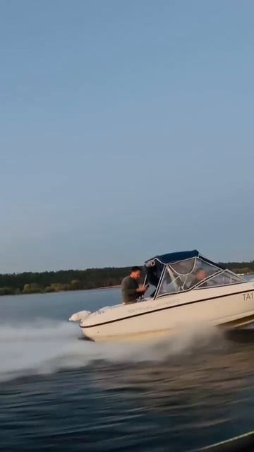 Мой катамаран gemeni  420 скорость на воде