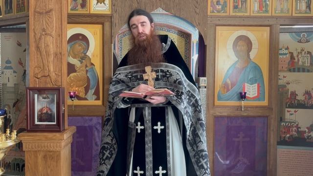 Проповедь свящ. Сергия Чуракова в день памяти прмц. Евдокии Илиопольской 14 марта 2025 г.