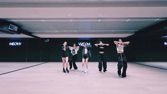 MEOVV -  "MEOW" Dance Practice mirrored