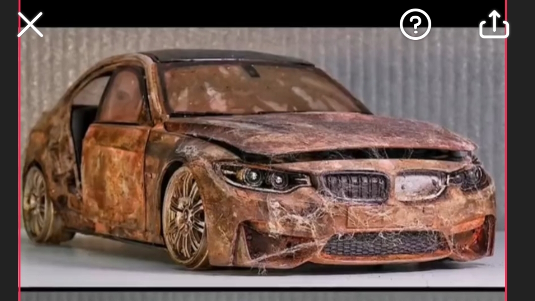 Реставрация игрушечной модели BMW M5