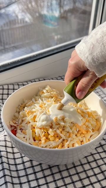 🫔 Рулетики с кукурузой и крабовыми палочками