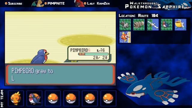 Pokemon Sapphire Part 3: Wally and Ralts