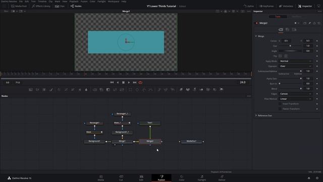 Create Simple Animated Lower Thirds In Fusion - Davinci Resolve Tutorial